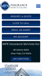Mobile Screenshot of mpxinsurance.com